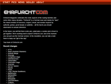 Tablet Screenshot of ehrfurcht.com